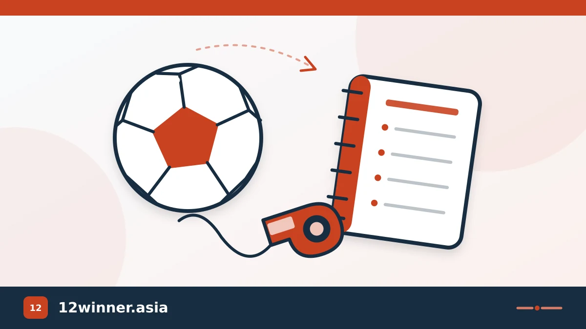 Ball, whistle and notebook for sports analysis